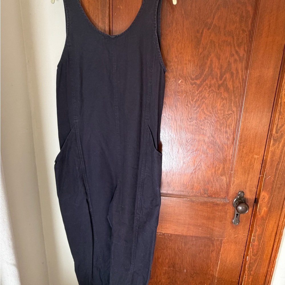 Elizabeth Suzann Navy Sleeveless Jumpsuit
